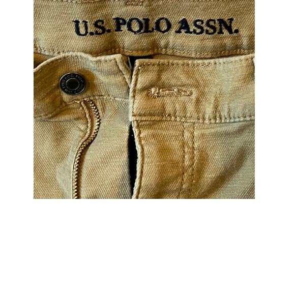 U.S. Polo Association Tan Jeans Mens 36x32 - Picture 3 of 5